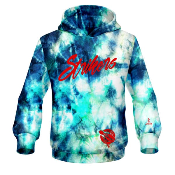 12Bagger Strikers Blue Cloud Bowling Hoodie is the latest Innovation & performances dye sublimation custom Hoodie by Coolwick
