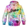 12Bagger Strikers Tie Dye Cloud Bowling Hoodie is the latest Innovation & performances dye sublimation custom Hoodie by Coolwick