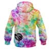 12Bagger Strikers Tie Dye Cloud Bowling Hoodie - Image 2