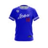 12Bagger Blue Strikers Bowling Jersey is the latest Innovation & performances dye sublimation custom Jersey by Coolwick