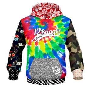 12Bagger Oh My bowling Hoodie is the latest Innovation & performances dye sublimation custom Hoodie by Coolwick