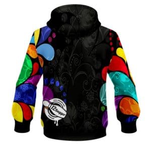 Stained Glass Hoodie Back