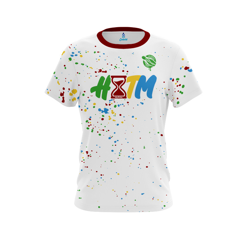 History In The Making (H.I.T.M) Painter Splatter White Bowling Jersey