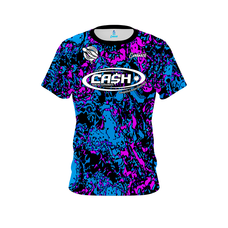 12Bagger x CASH Blue Purple Bowling Jersey