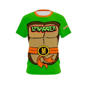 12Bagger Orange Turtle Ninja Bowling Jersey