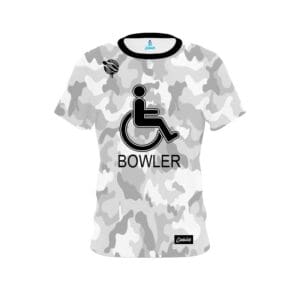 12Bagger x HDCP Bowler White Camo Bowling Jersey