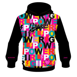 12Bagger Reign Girl Power Bowling Hoodie