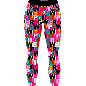 12Bagger Reign Girl Power Bowling Leggings