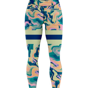 12Bagger Reign Marble Paint Bowling Leggings