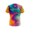 12Bagger Reign Paint Swirl Bowling Jersey - Image 2