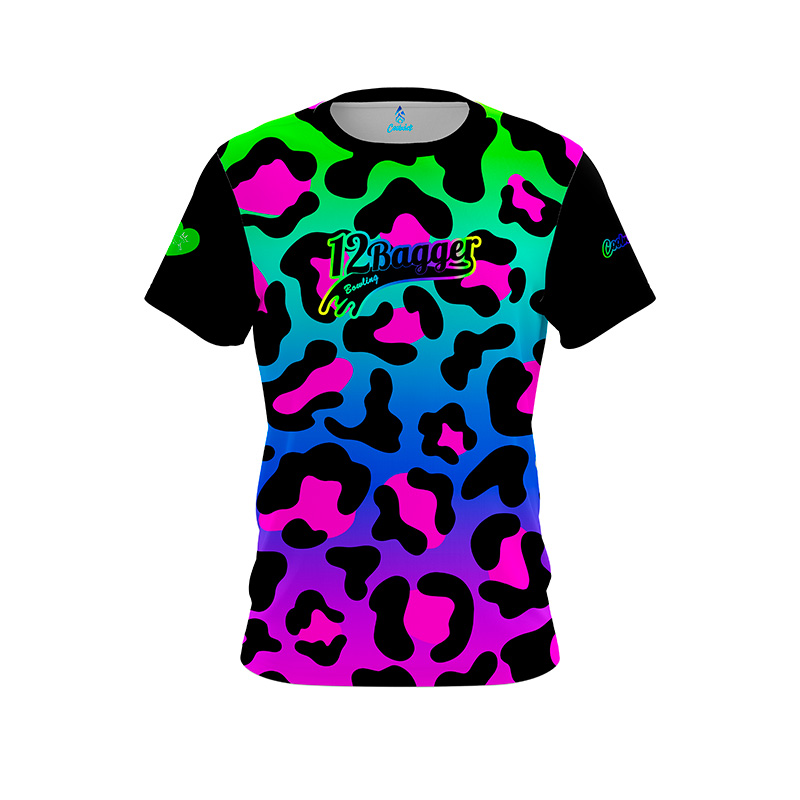 12Bagger Reign Rainbow Cheetah Bowling Jersey