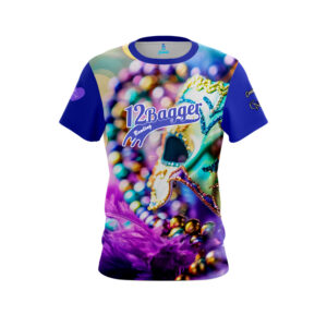 12Bagger Claudia Meeks Mardi Gras Bowling Jersey