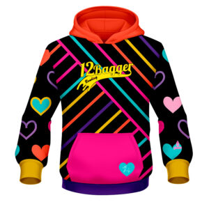12Bagger Reign Hearts and Stripes Bowling Hoodie