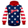 12Bagger Reign American Flag Bowling Hoodie