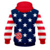 12Bagger Reign American Flag Bowling Hoodie - Image 2