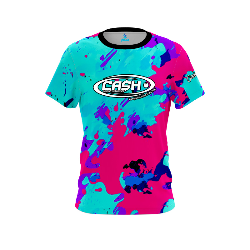 12Bagger x CASH Blue Pink Bowling Jersey