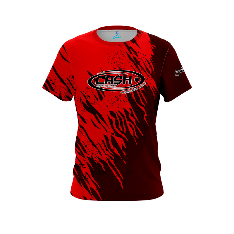 12Bagger x CASH Red Fade Bowling Jersey