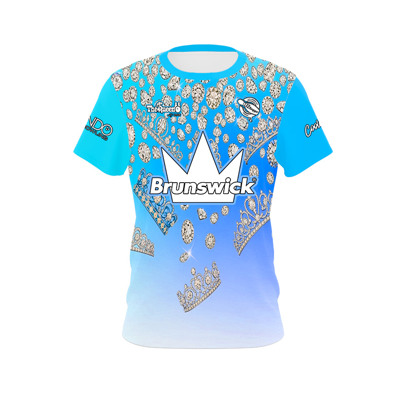 Crown the Queen Blue Crush 12Bagger Bowling Jersey - Brunswick