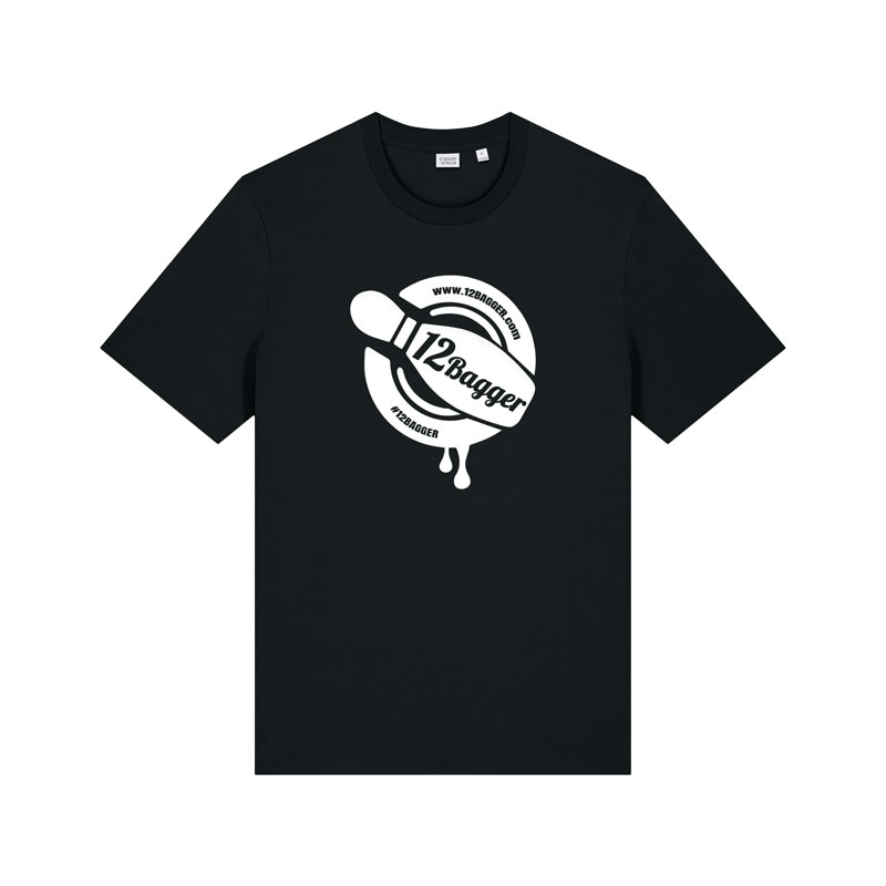 12Bagger Power Button Coolwick Organic Bowling T-Shirt – 12Bagger