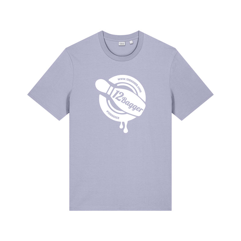 12Bagger Power Button Coolwick Organic Bowling T-Shirt