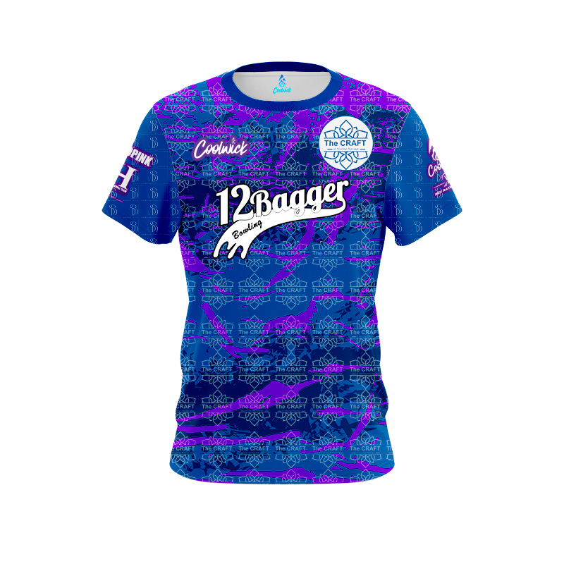 12Bagger SBC Purple Blue Bowling Jersey