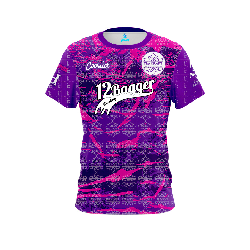 12Bagger SBC Purple Pink Bowling Jersey