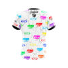12Bagger Storm Love White Bowling Jersey - Image 2