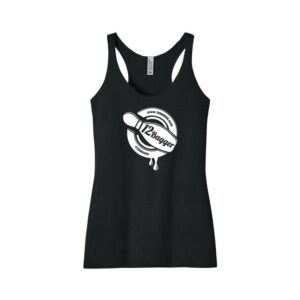 12Bagger Women's Next Level CoolWick Tank Top - Black, XSmall