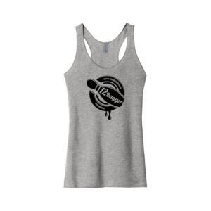 12Bagger Women's Next Level CoolWick Tank Top - Premium Heather, XSmall
